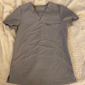 Figs Cement One Pocket Scrub Top